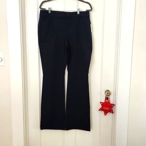 High-Waisted Flare Pants for Women Navy